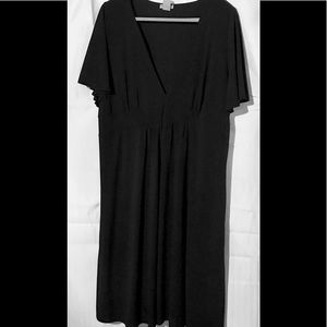Betsy Boo knit black dress 3X